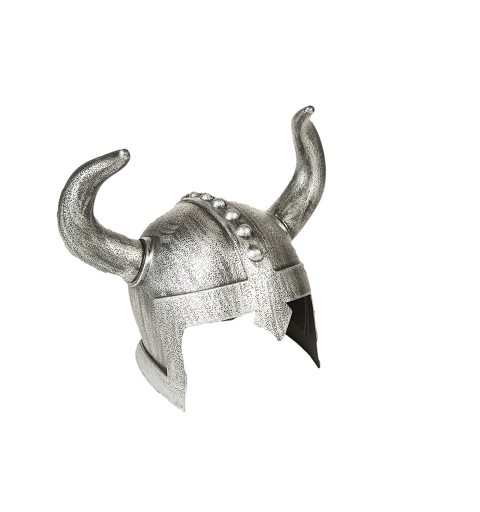 Casco De Vikingo Plata