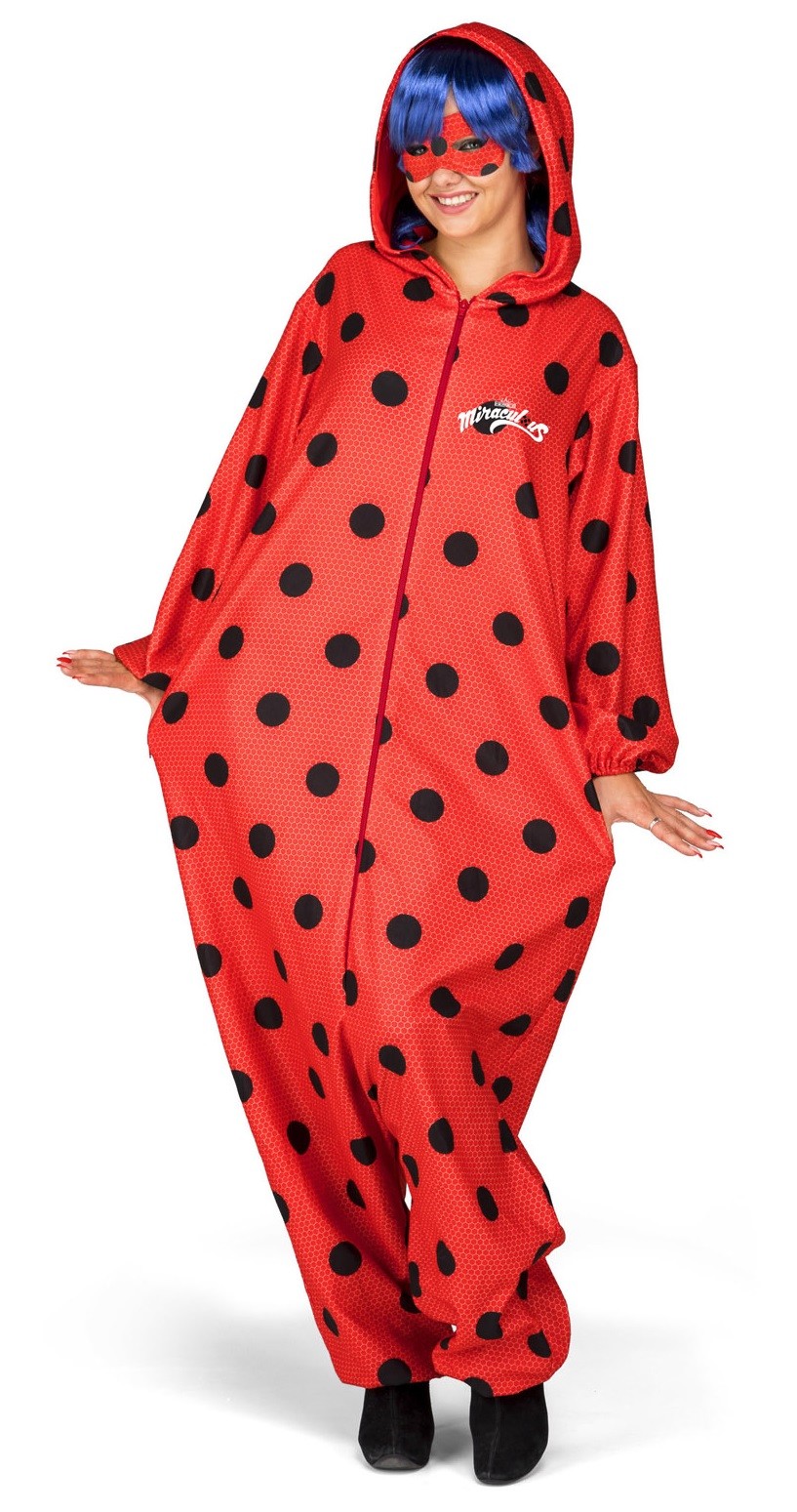 response Countless Quilt Disfraz de Ladybug Pijama para Adulto