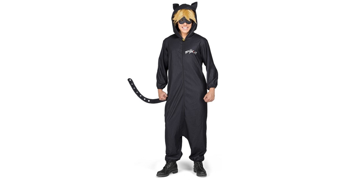 infierno Gobernar Exclusivo Disfraz de Cat Noir Pijama Adulto
