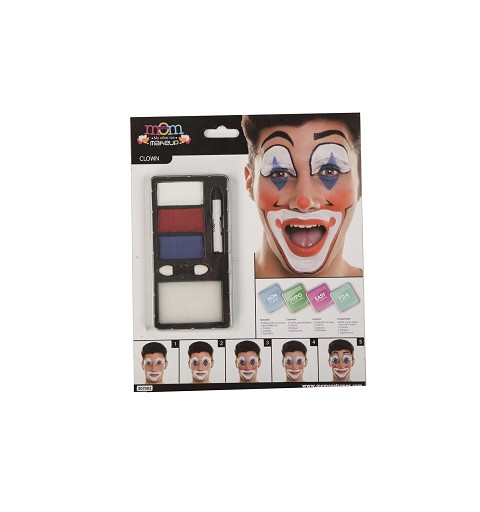 Kit Maquillaje Adulto Payaso