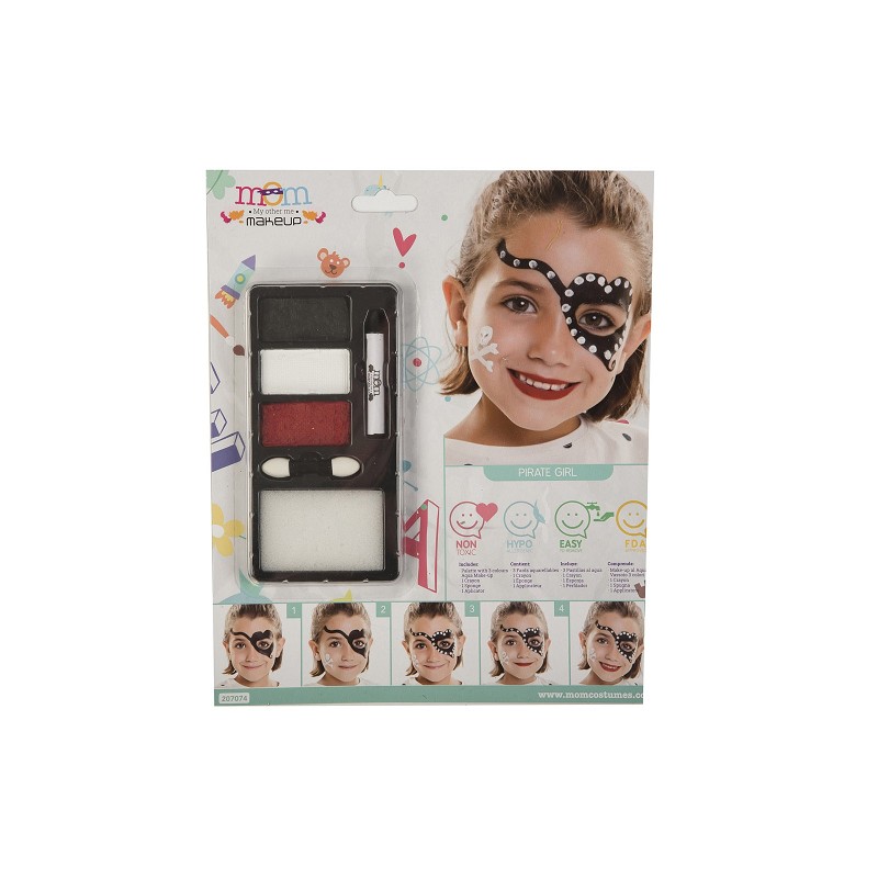 Kit Maquillaje Inf. Pirata Niña Kit Maquillaje Inf. Pirata Niña