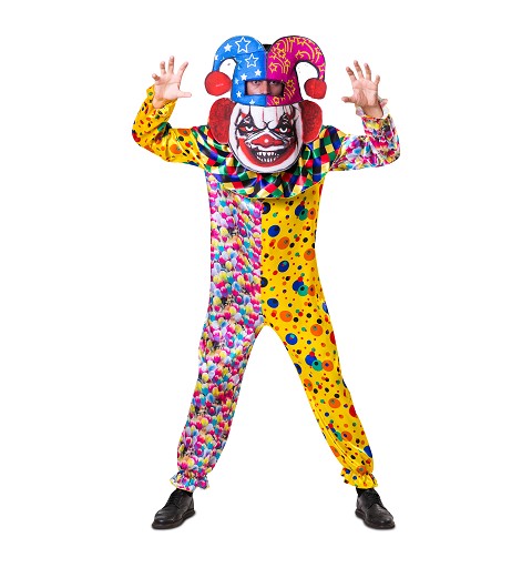 Disfraz Payaso Cabezudo Hombre