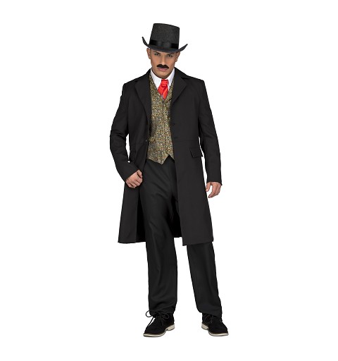 Disfraz Abrigo Croupier Hombre