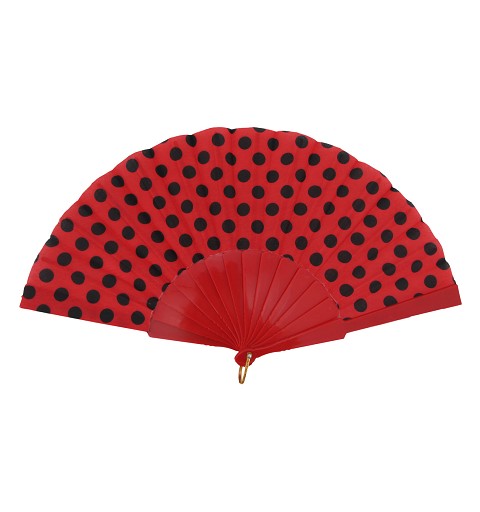 Abanico Plastico Rojo...
