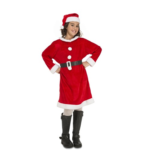 Disfraz de Mama Noel para Niña