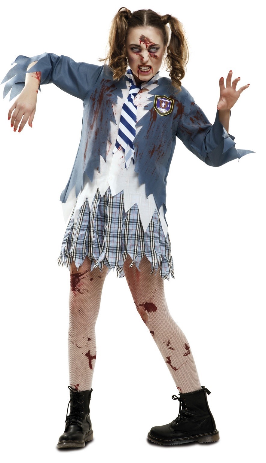 Juicio Escoger hardware Disfraz Estudiante Zombie Mujer