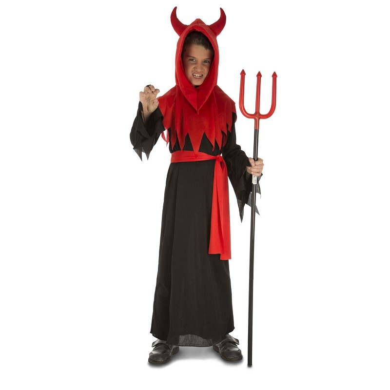 Disfraz Diablo Rojo y Negro Niño Disfraz Diablo Rojo y Negro Niño