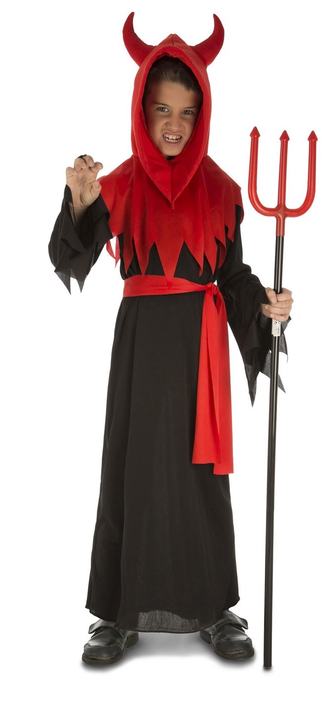 Disfraz Diablo Rojo y Negro Niño Disfraz Diablo Rojo y Negro Niño