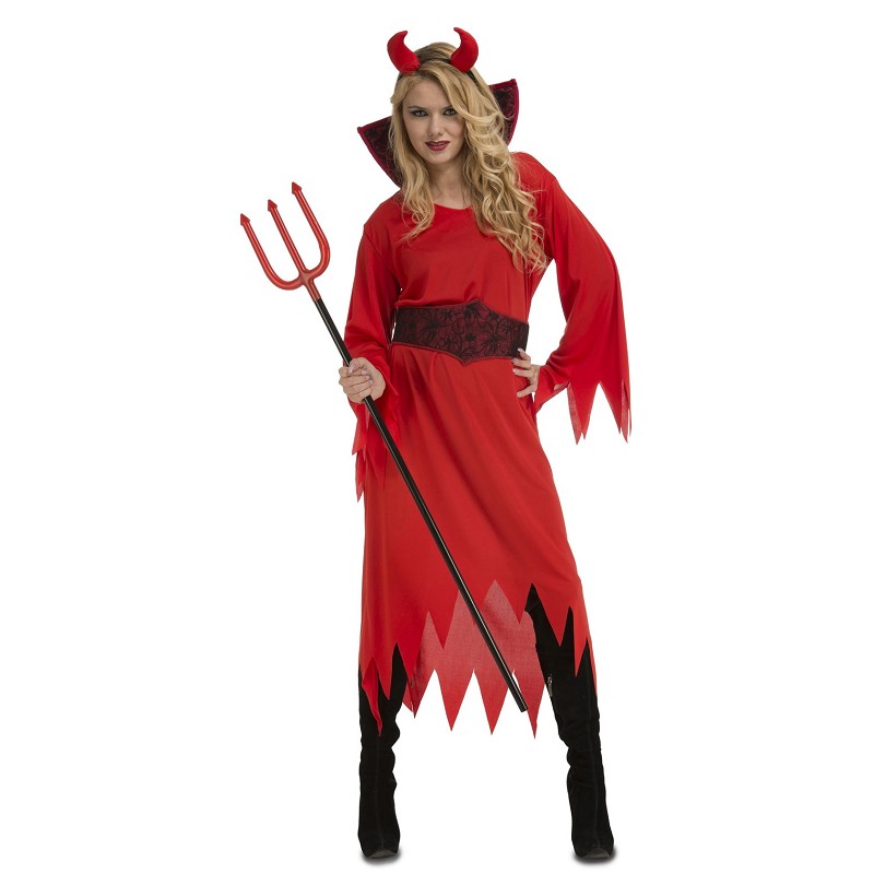 Disfraz Diablesa Vestido Rojo Mujer Disfraz Diablesa Vestido Rojo Mujer