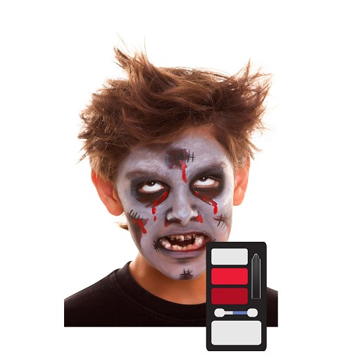 Kit Maquillaje Infantil Zombie