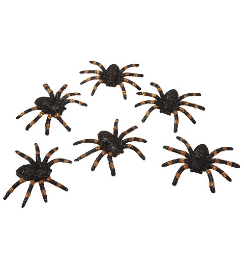 Set 6 Arañas Brillantes