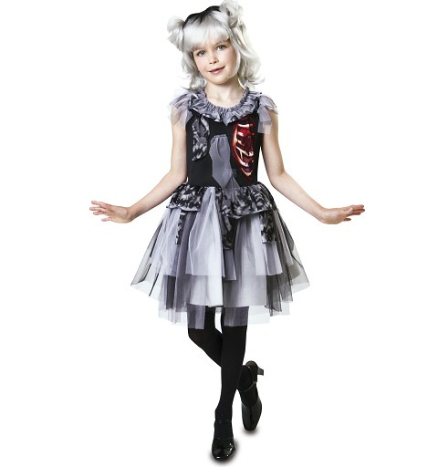 Disfraz Damisela Zombie Niña