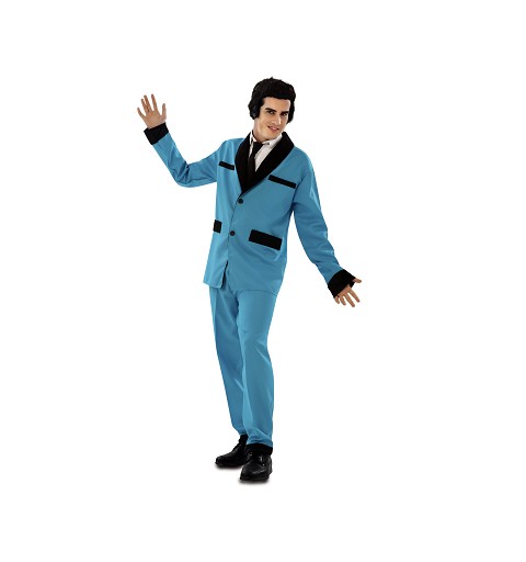 Disfraz de Rockabilly Azul...