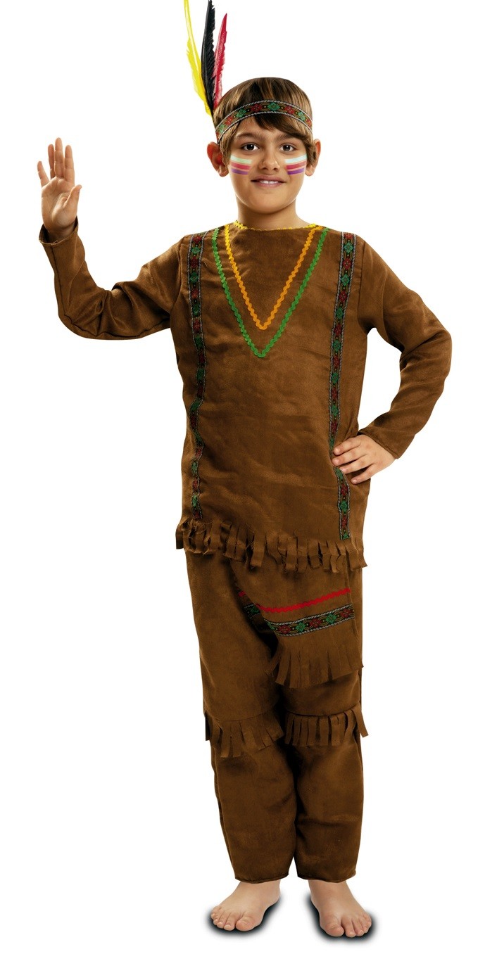 Disfraz Indio Con Pantalon
