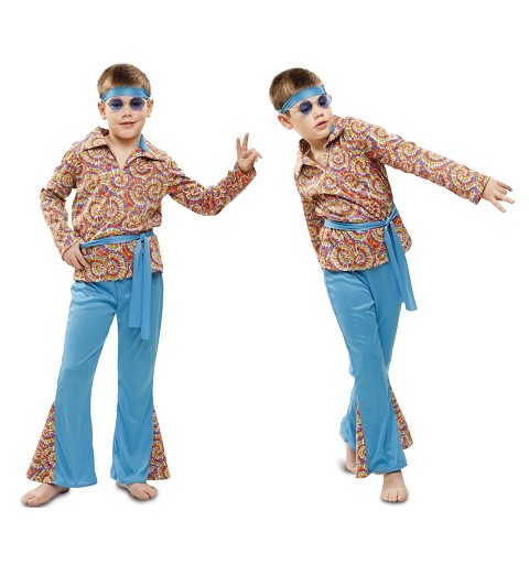 Disfraz Hippie Psicodélico...