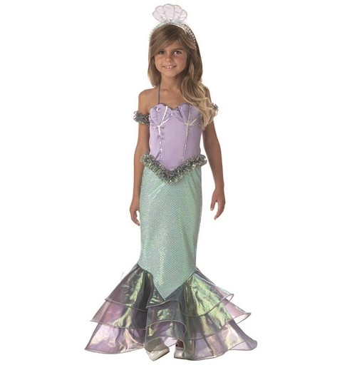 Disfraz Sirena Coral Lux...