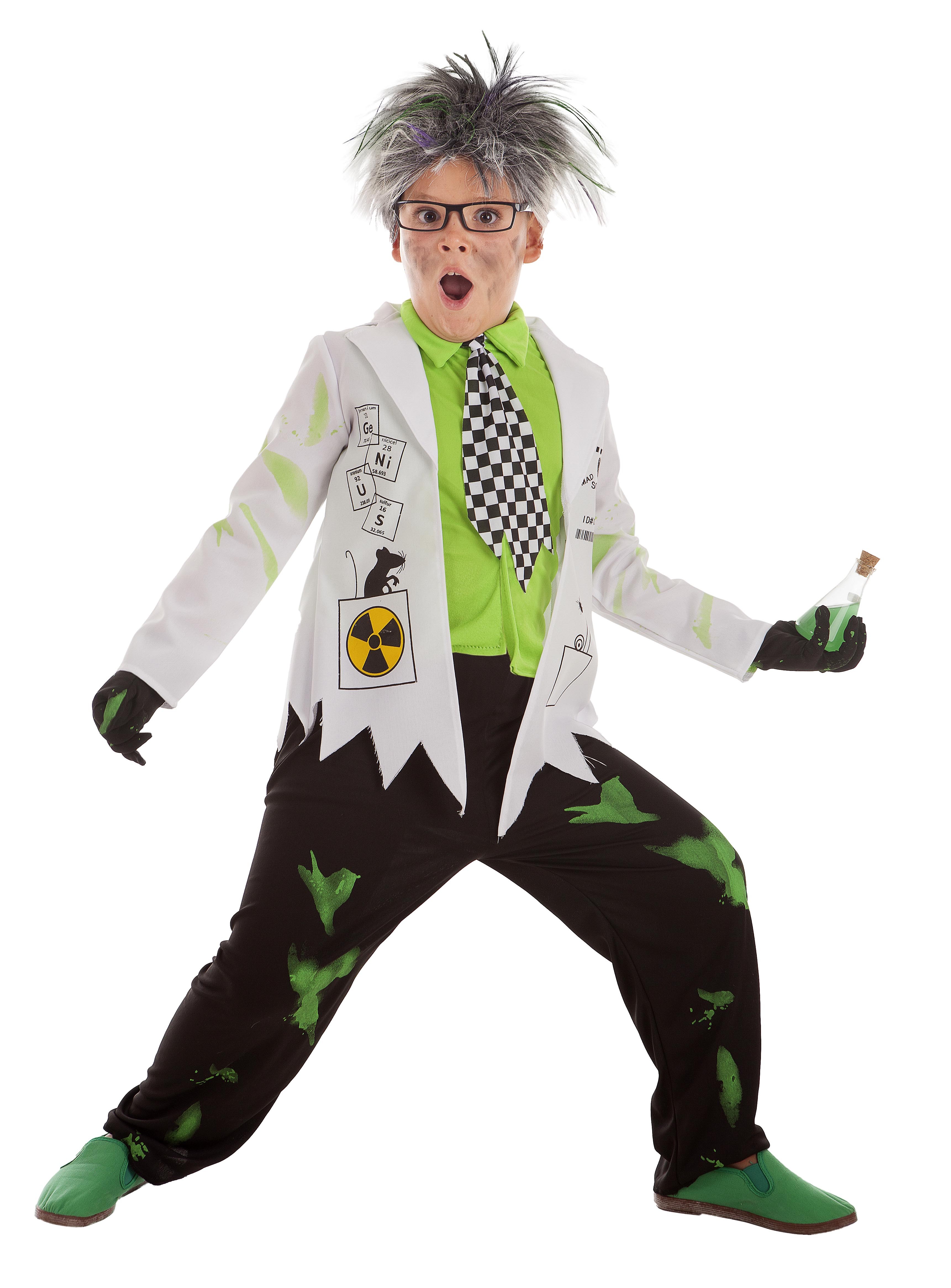 Disfraz de científico loco para niños disfraz de niña disfraz de niño  Halloween