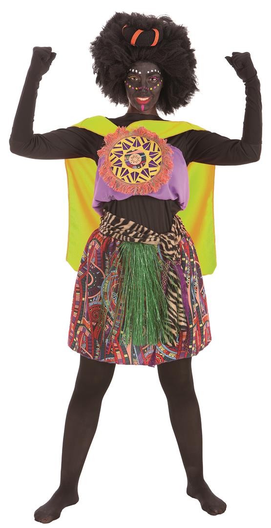 Disfraz de Africana Selva para Mujer