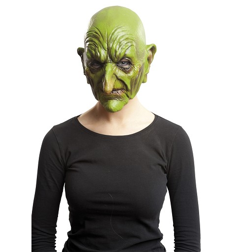 Máscara Vieja Bruja Verde