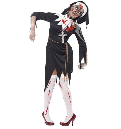 Disfraz de Monja Zombie...