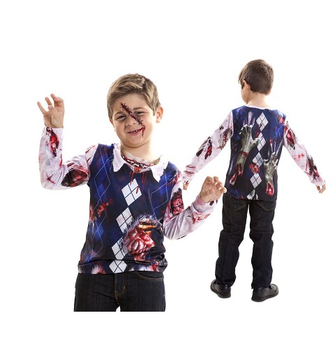 Camiseta Zombie Infantil