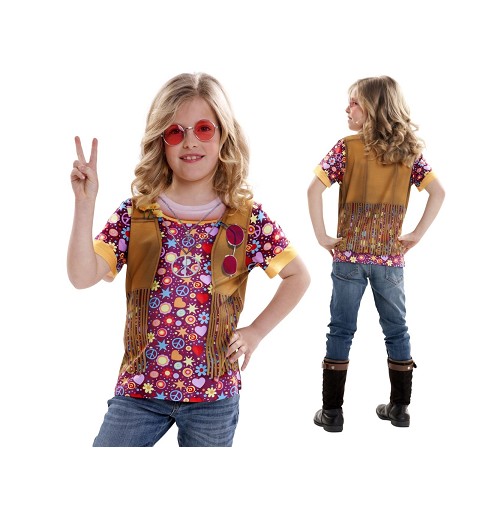 Camiseta Hippie Girl Infantil