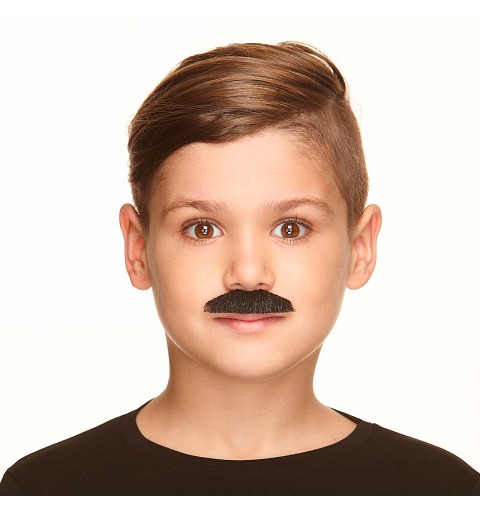 Bigote Negro Corto para Niños