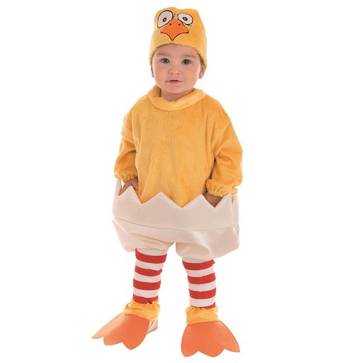 página repollo Infantil Disfraz de Pollito con Huevo para Bebés