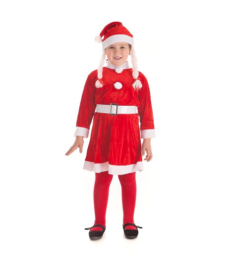 Disfraz de Mamá Noel para Niña