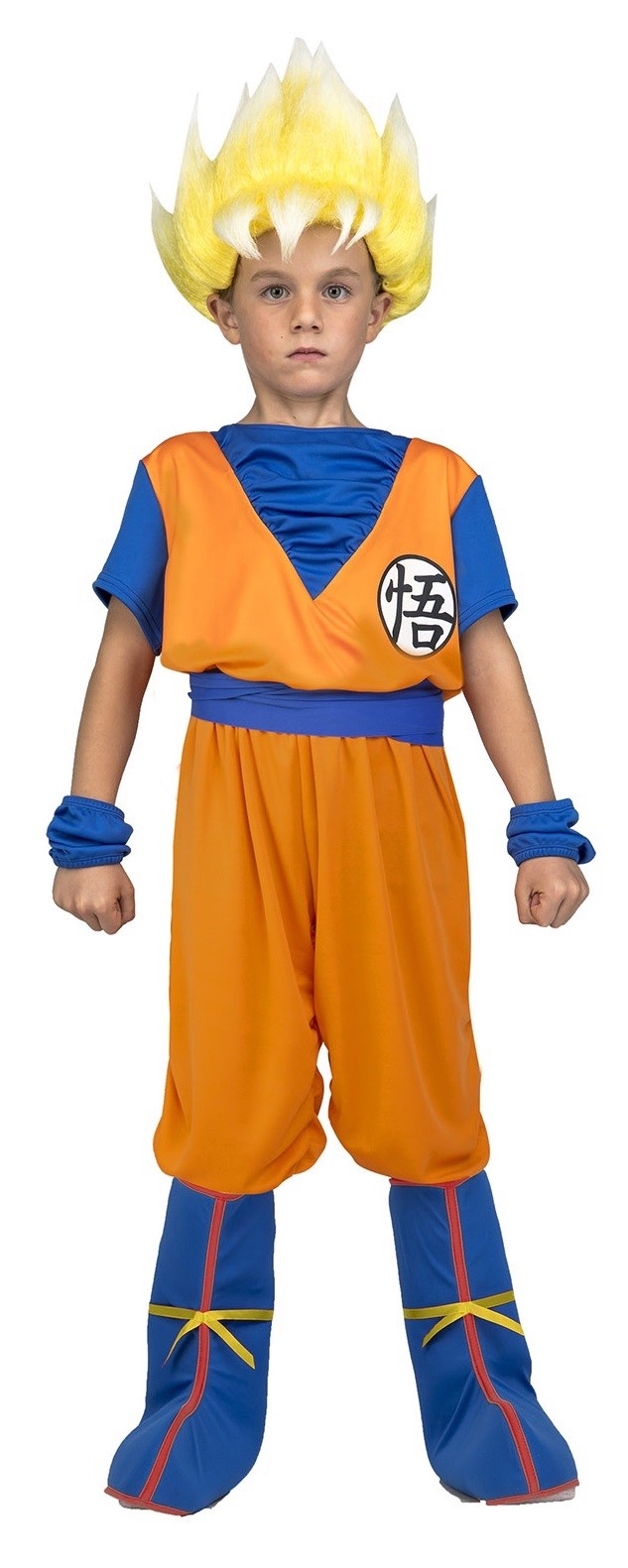 Disfraz Goku Sayayin Peluca Super Saiyajin Tipo Dragon Ball Z