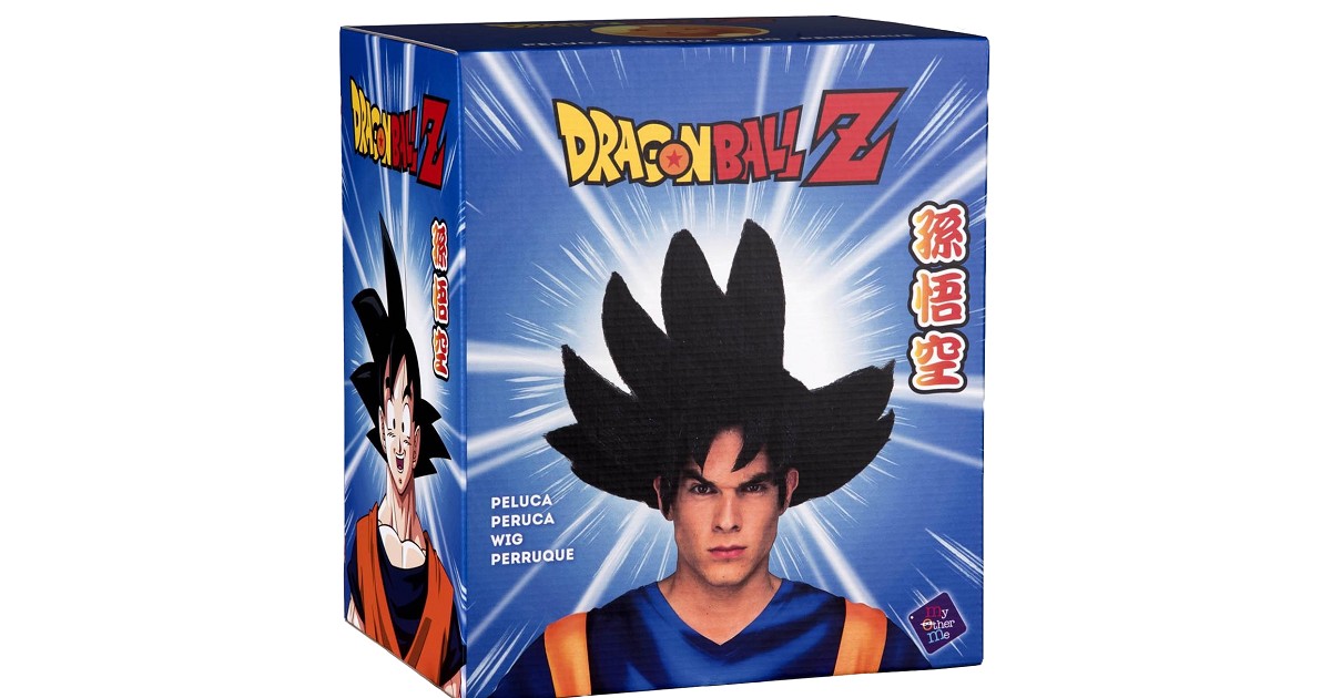 Peluca de Goku Dragon Ball para Adulto