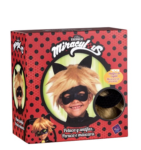 Peluca Cat Noir para Niños...