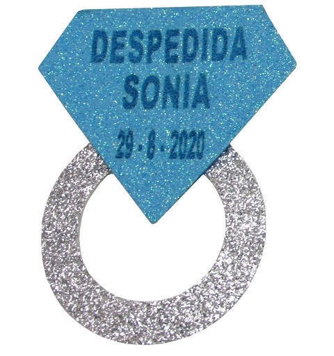 Pin Anillo Despedidas Azul