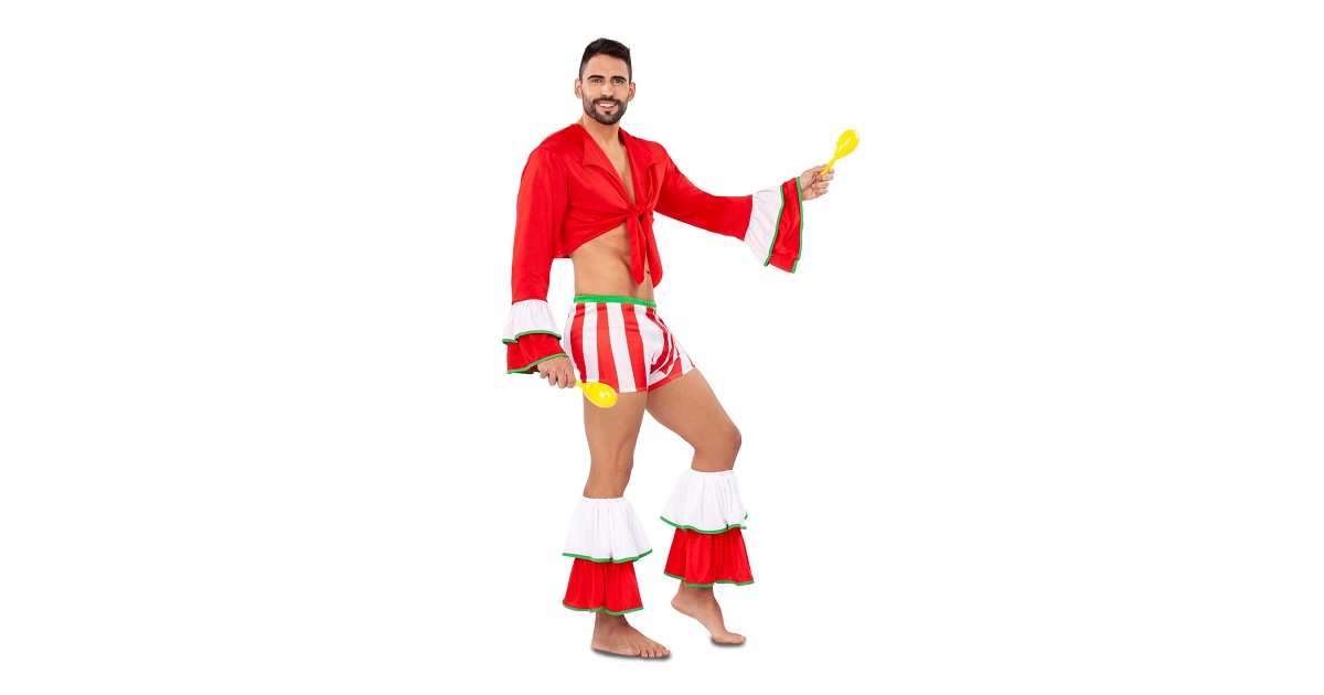 Camisa De Disfraz La Máscara Rumbero Para Hombre – Ideal Para Fiestas Y Carnaval