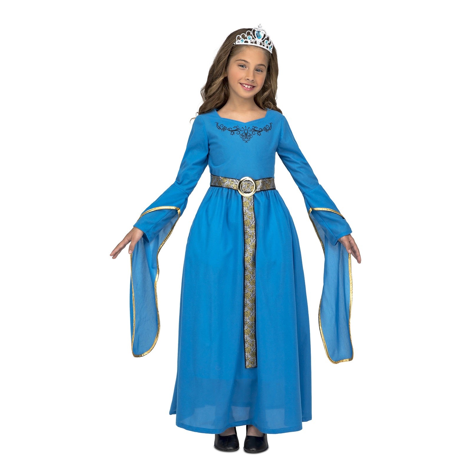 Disfraz Disney Mujer Disfraz Princesa Medieval Funidelia Azul