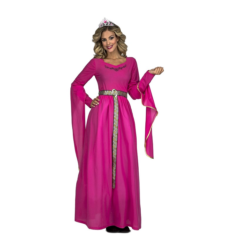DISFRAZ DE PRINCESA MEDIEVAL VIOLETA MUJER