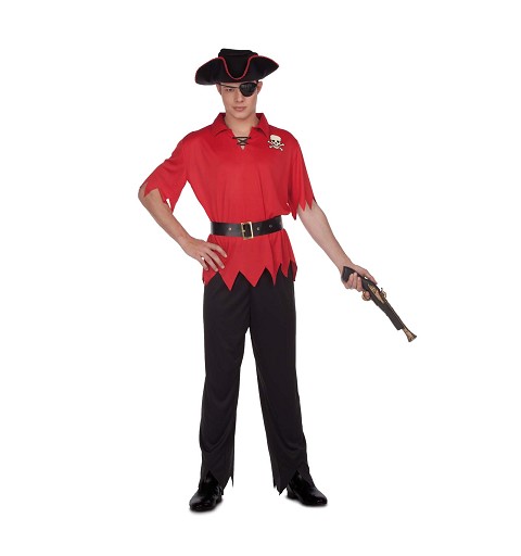 Disfraz de Pirata Rojo para...