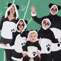 Disfraces de osos panda calentitos