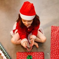 Comprar disfraz de Mamá Noel niña