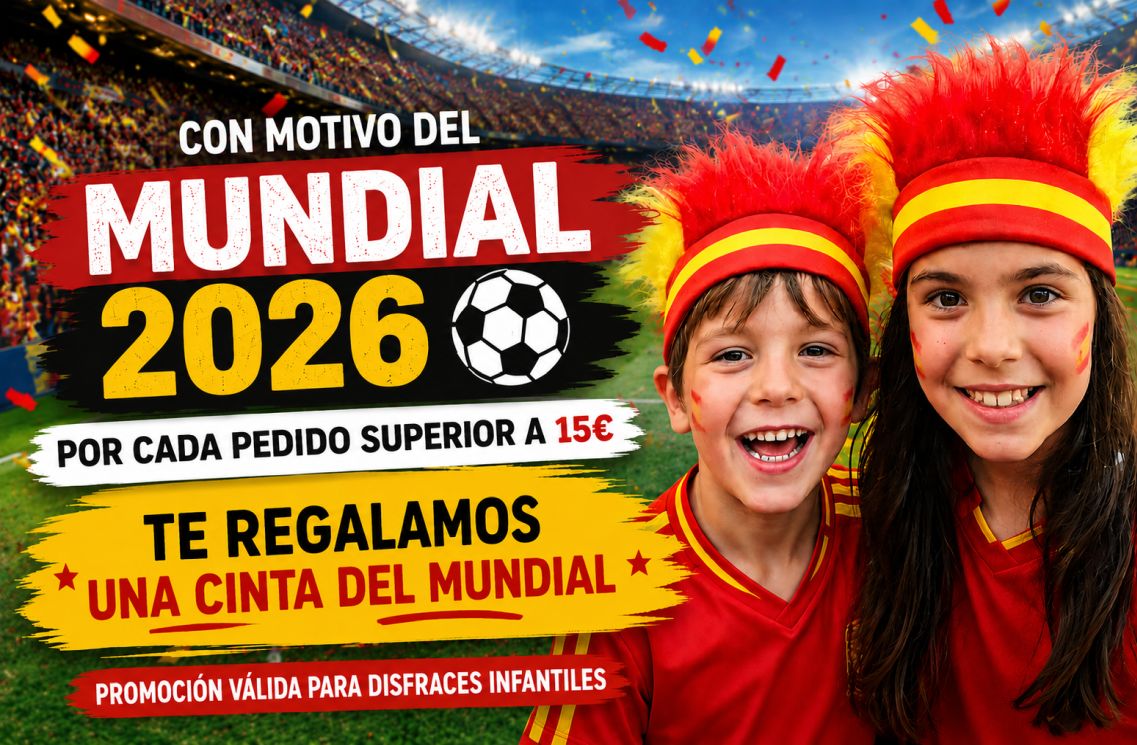 Disfraces Fin de Curso REGALO Cinta Mundial